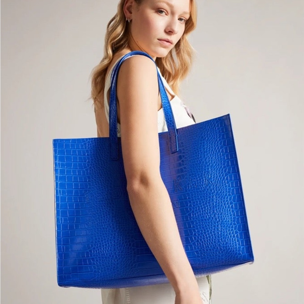 Ted Baker Allicon Leather Croc Tote